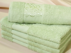 bambusový ručník zelený